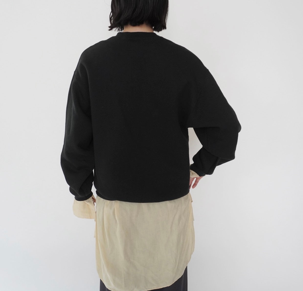 90s Black Sweater Made in USA