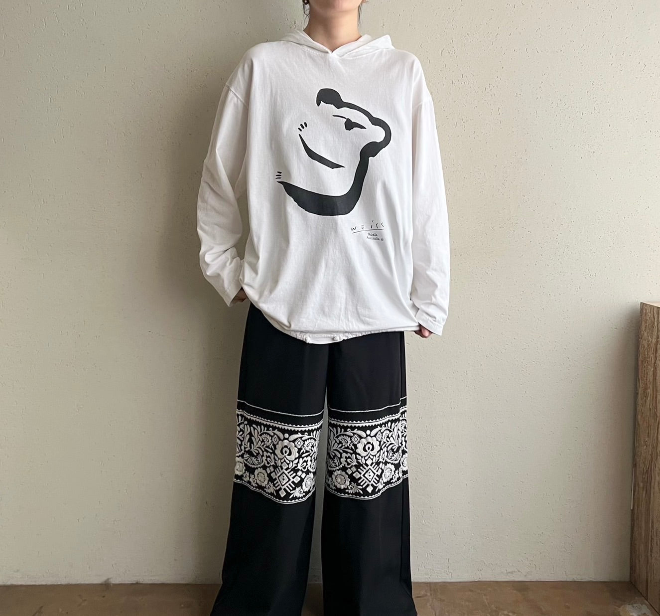 90s Printed Long Sleeves T-shirt Made in Australia