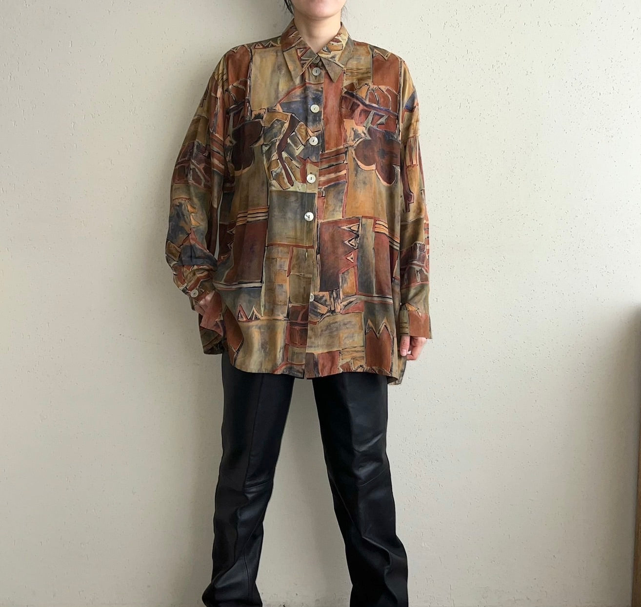 90s EURO Pattern Shirt