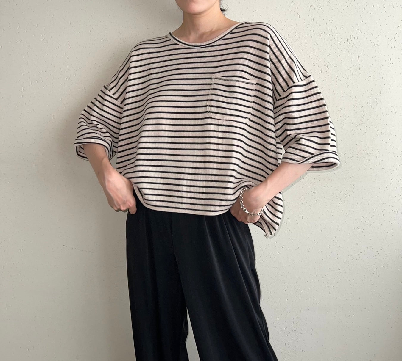 90s Striped Boxy Top