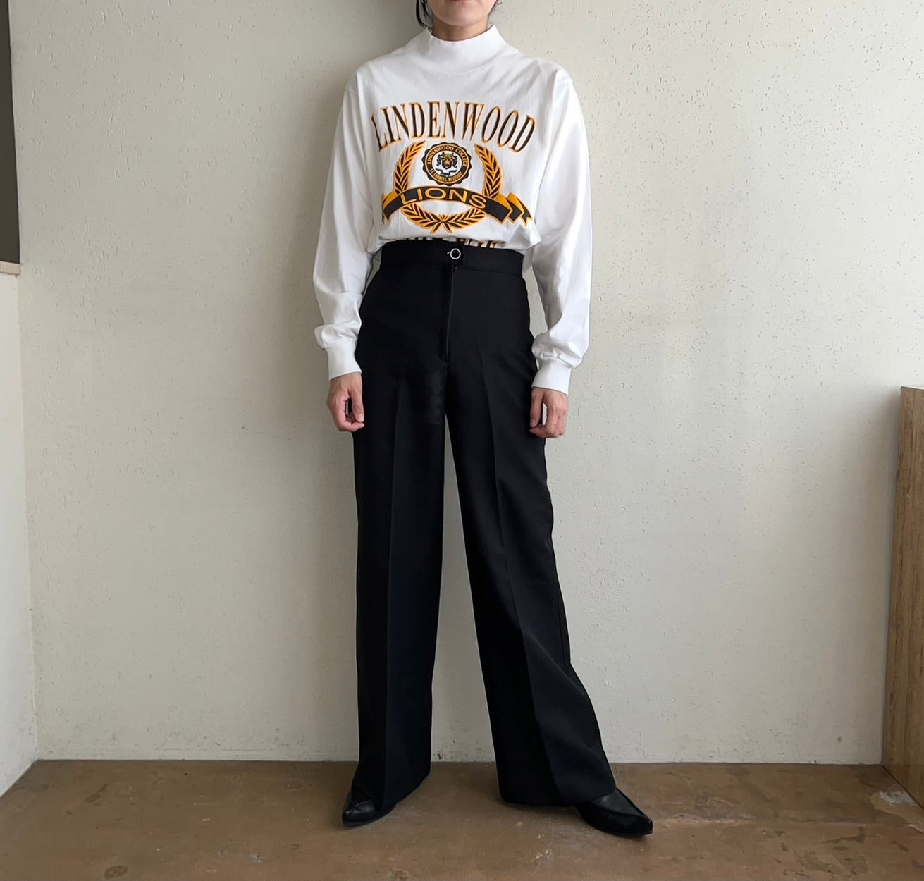 90s Printed Long T-shirt Made in USA