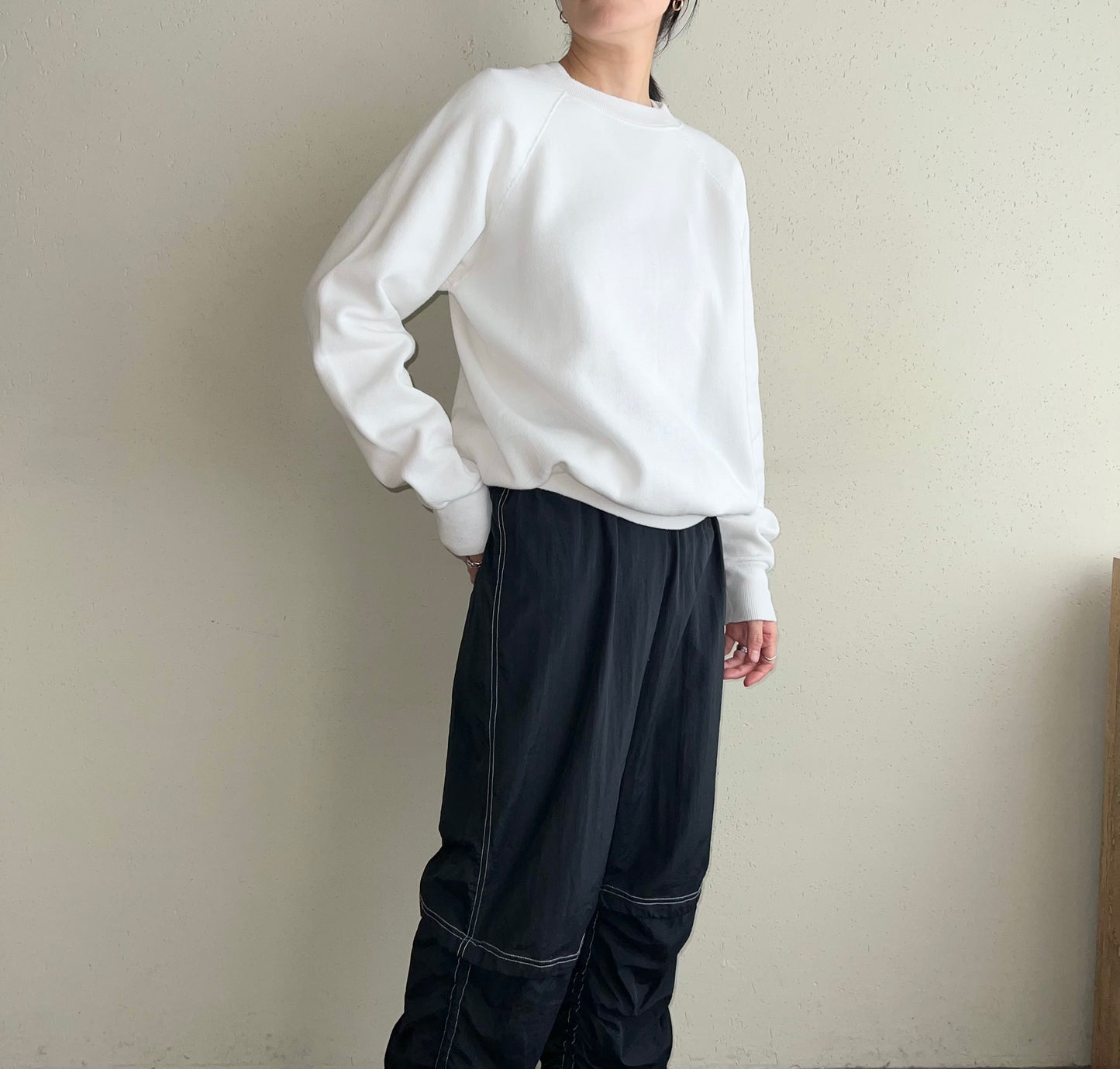 90s Design Nylon Pants