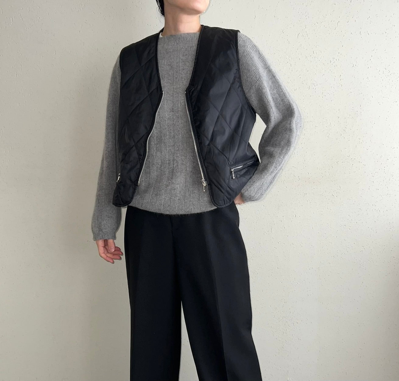 90s EURO Quilted Vest