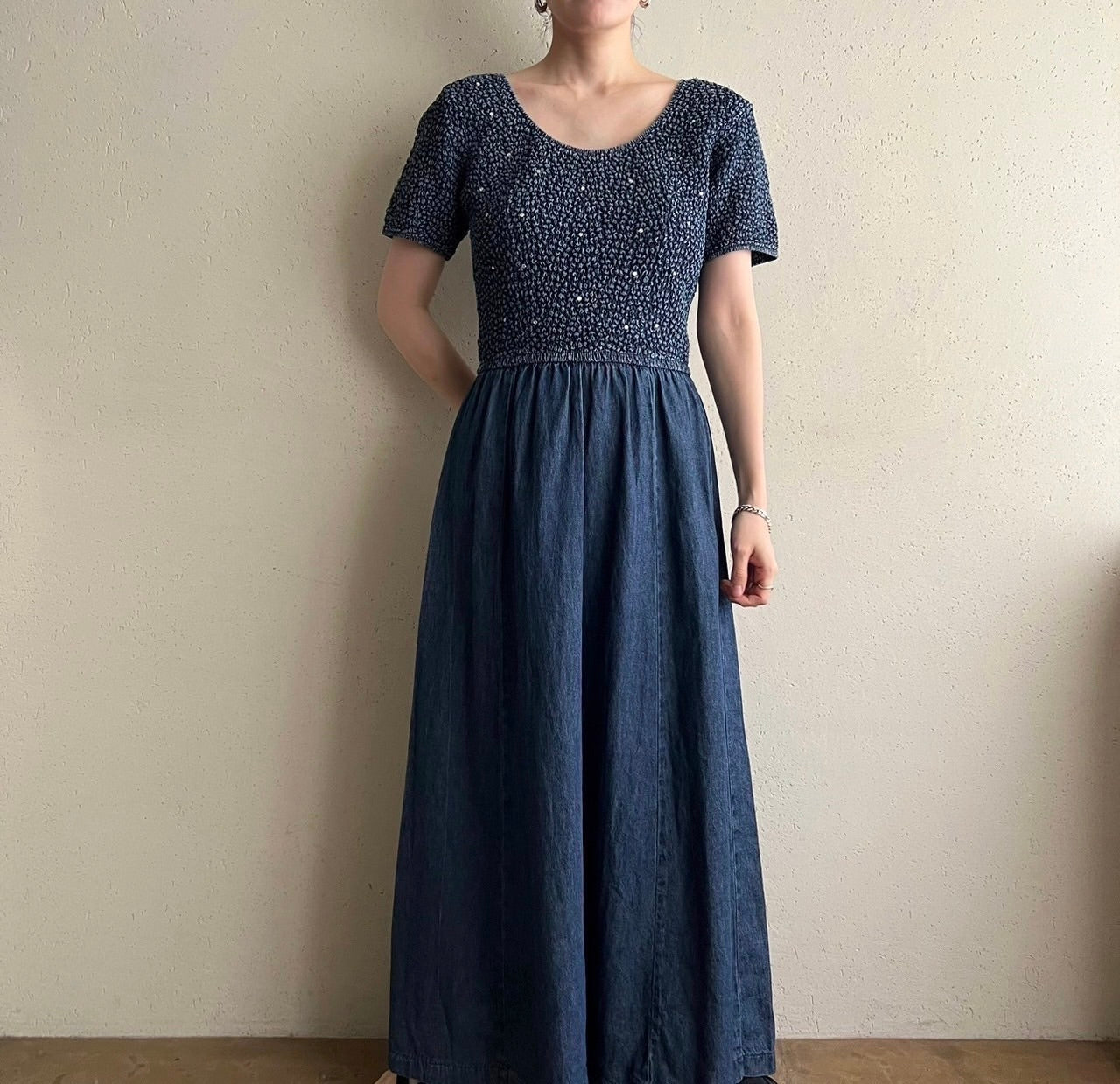 90s Denim Dress Made in USA