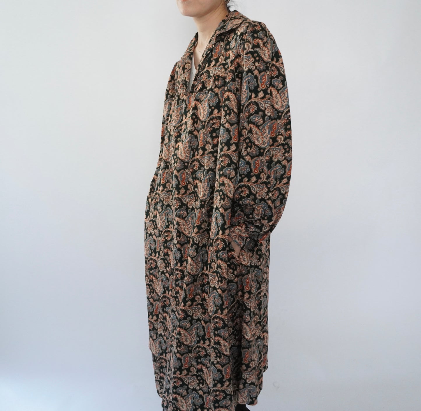 80s Printed Dress Made in Sweden