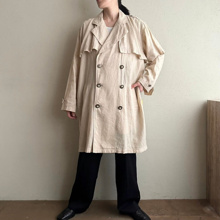 90s Linen Jacket Dead Stock