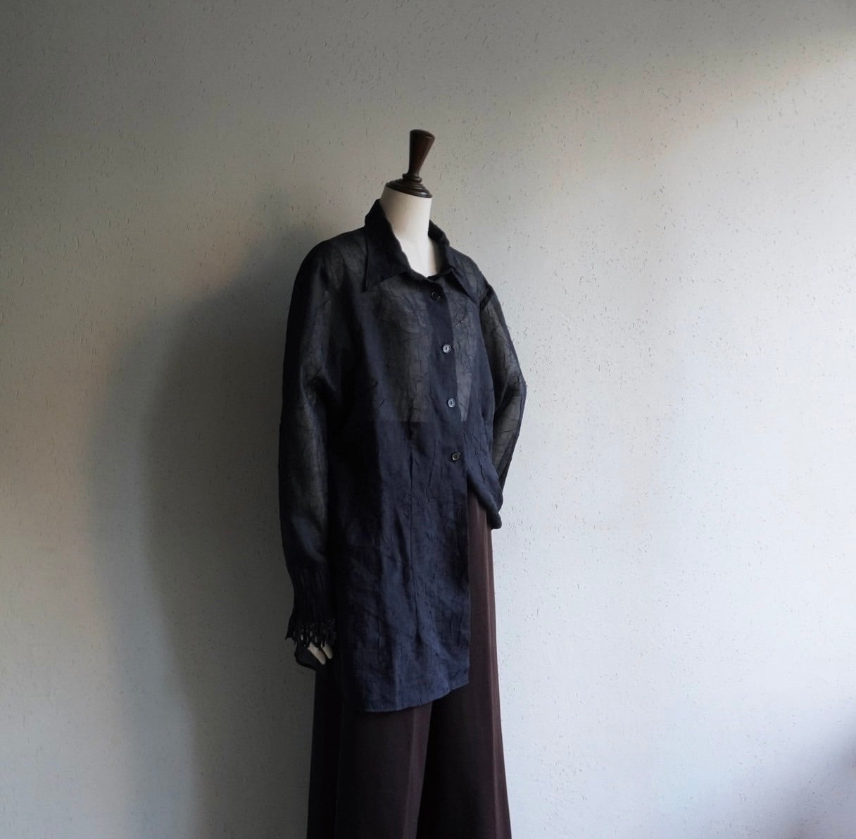 90s Sheer Shirt Made in USA