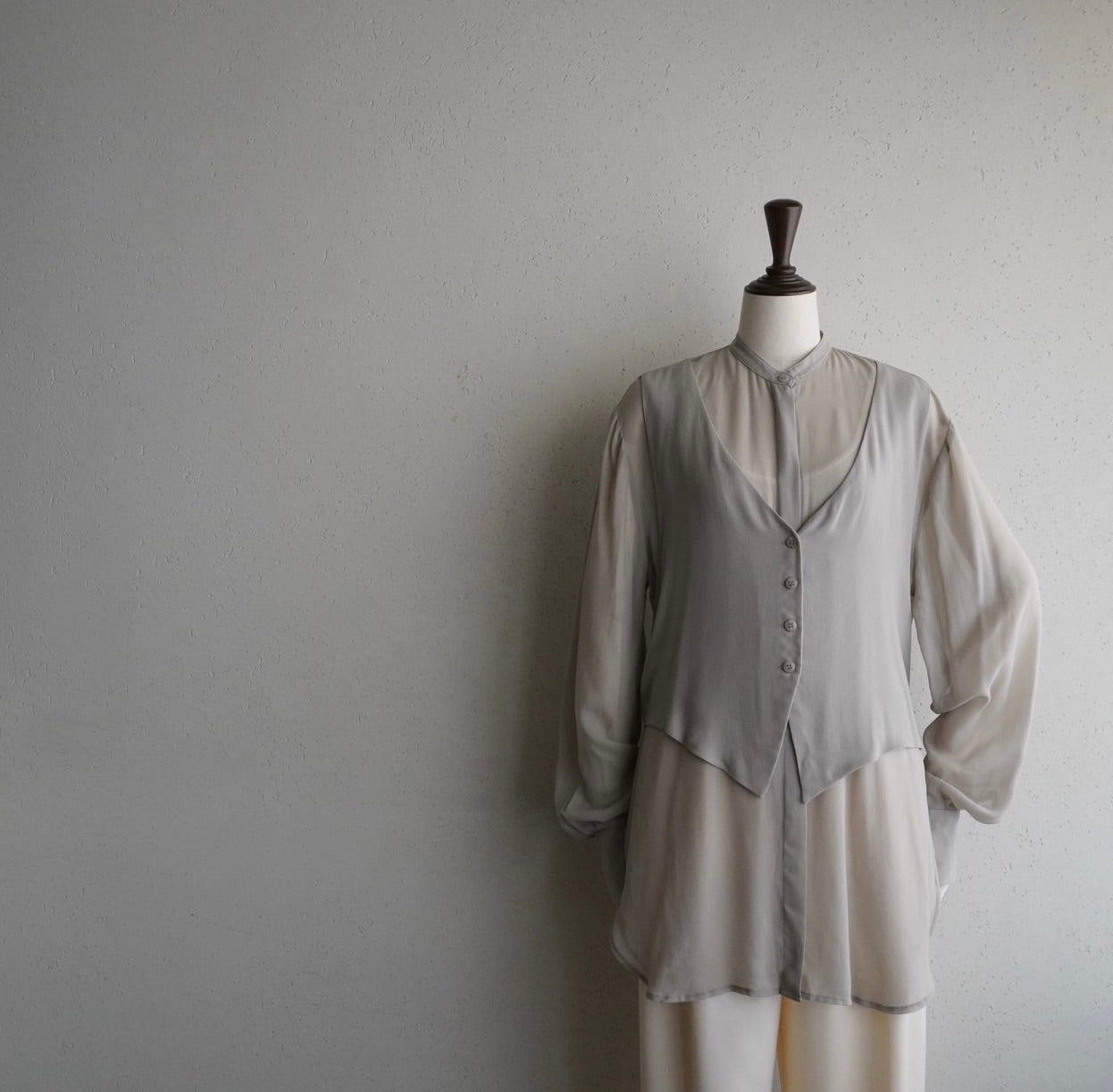 90s Design Sheer Blouse Made in USA