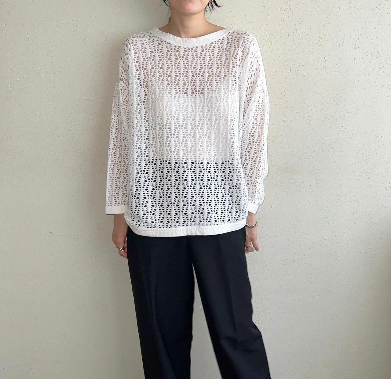 90s Crochet Top Made in USA