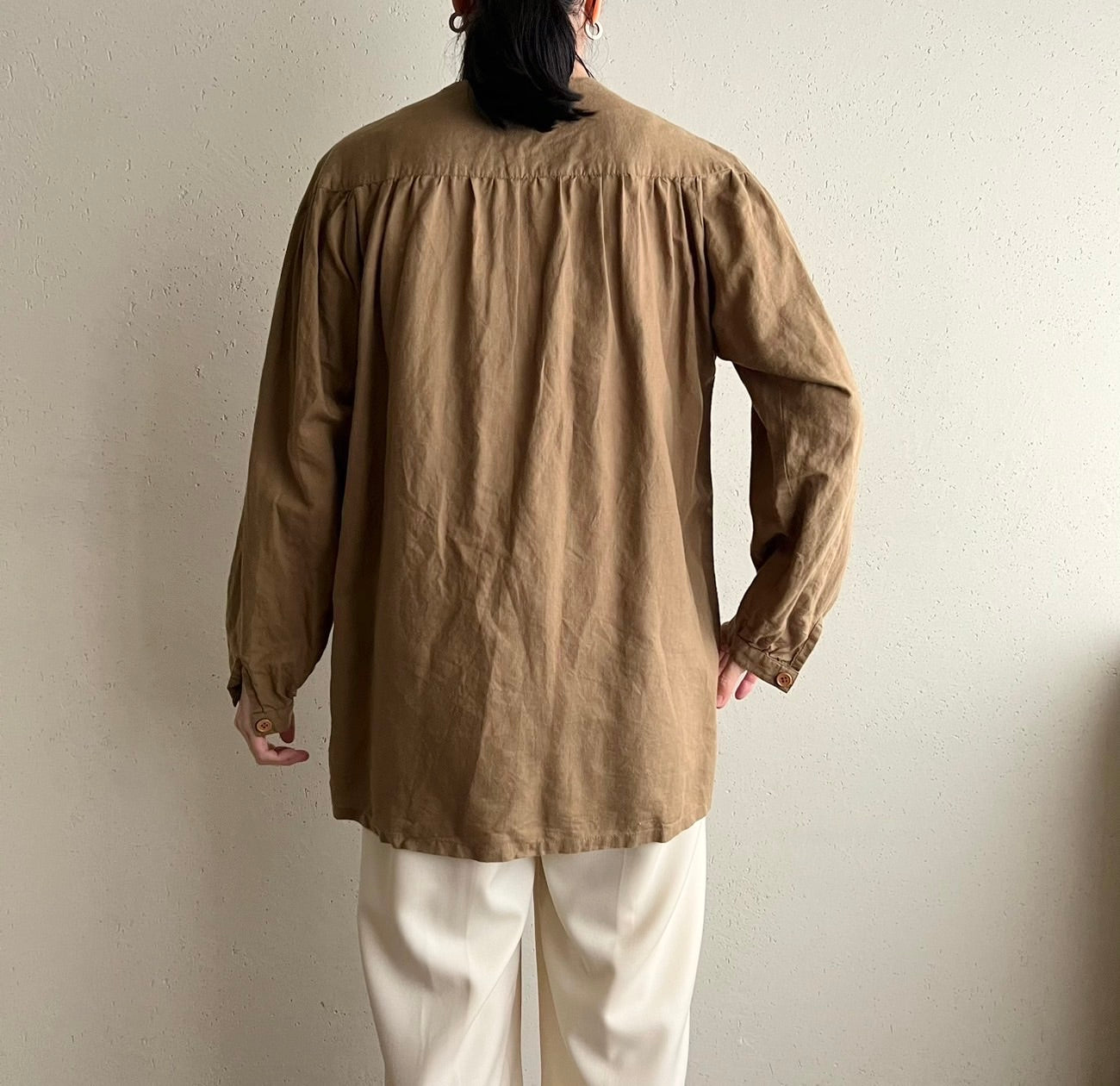 80s Design Blouse,Light Jacket