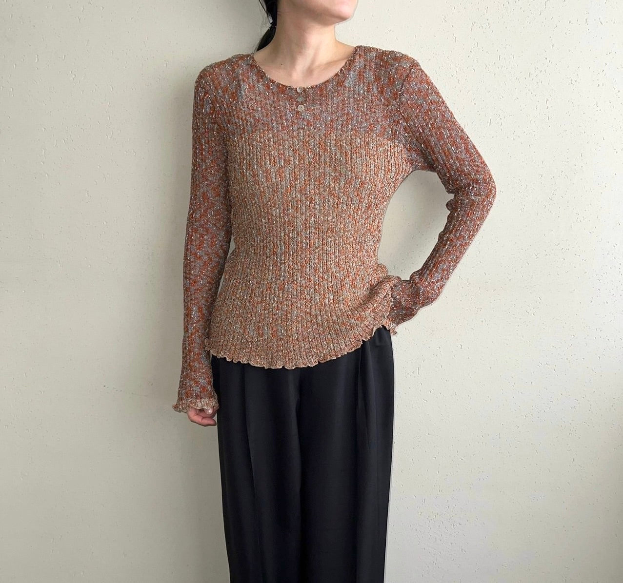 Mix Ribbed Top