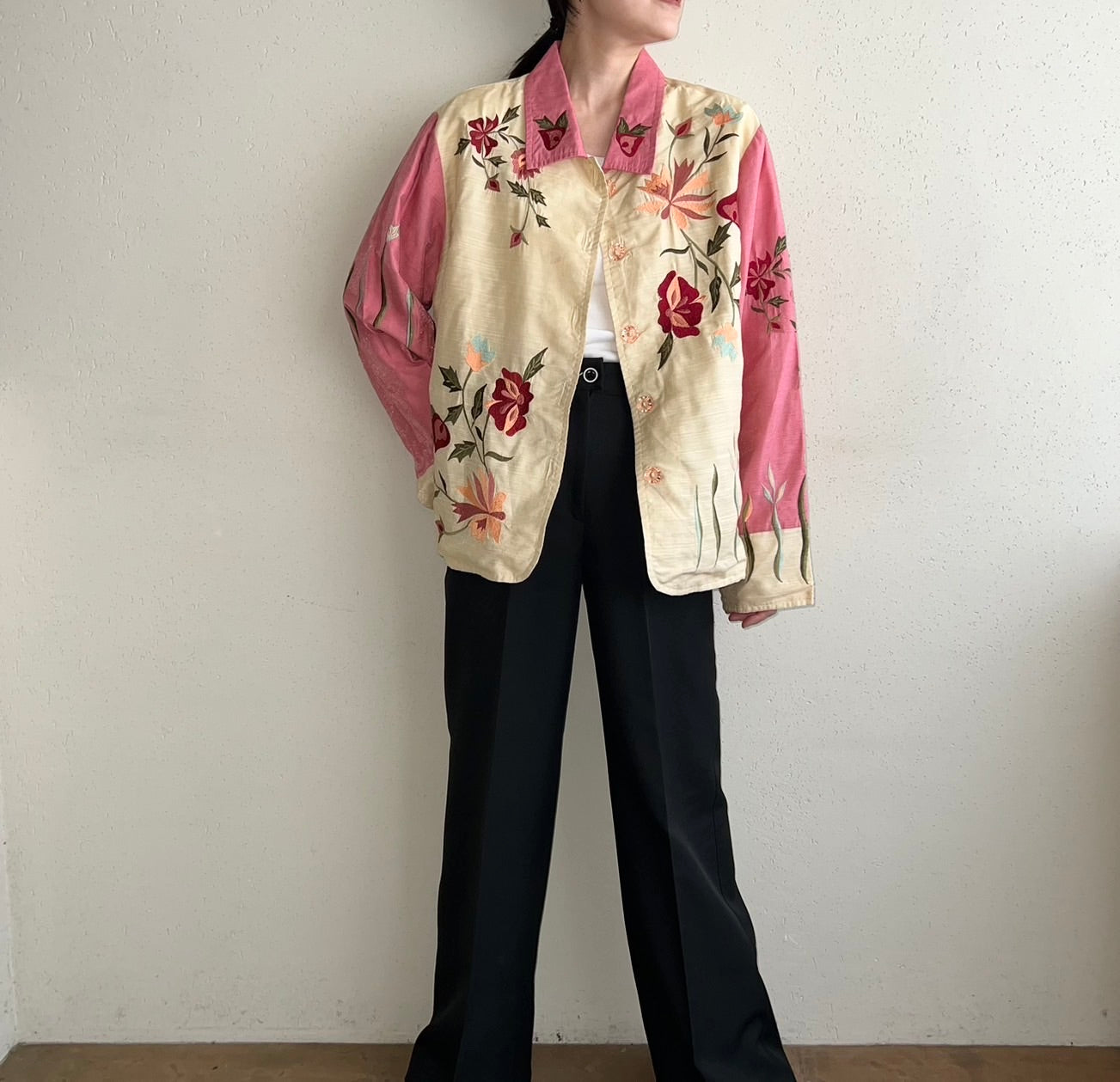 90s Embroidery Jacket