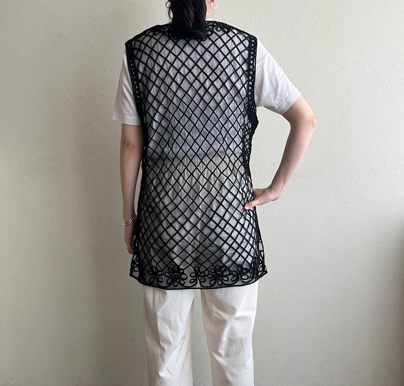 90s Sheer Mesh Vest