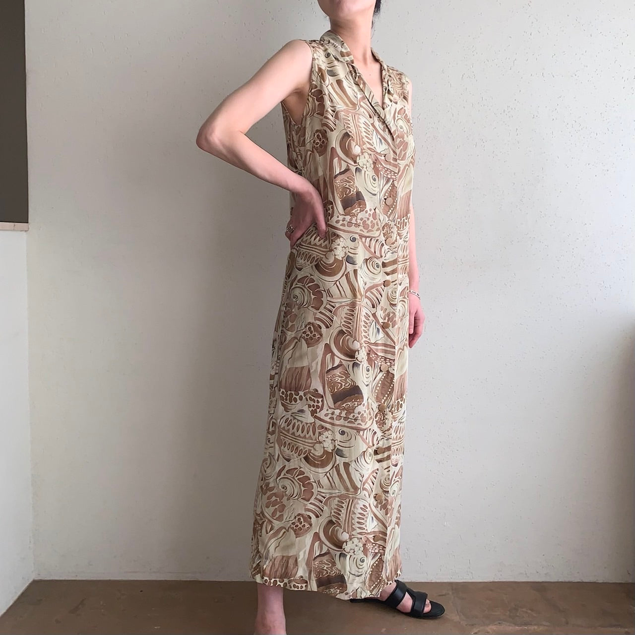 90s Printed Dress