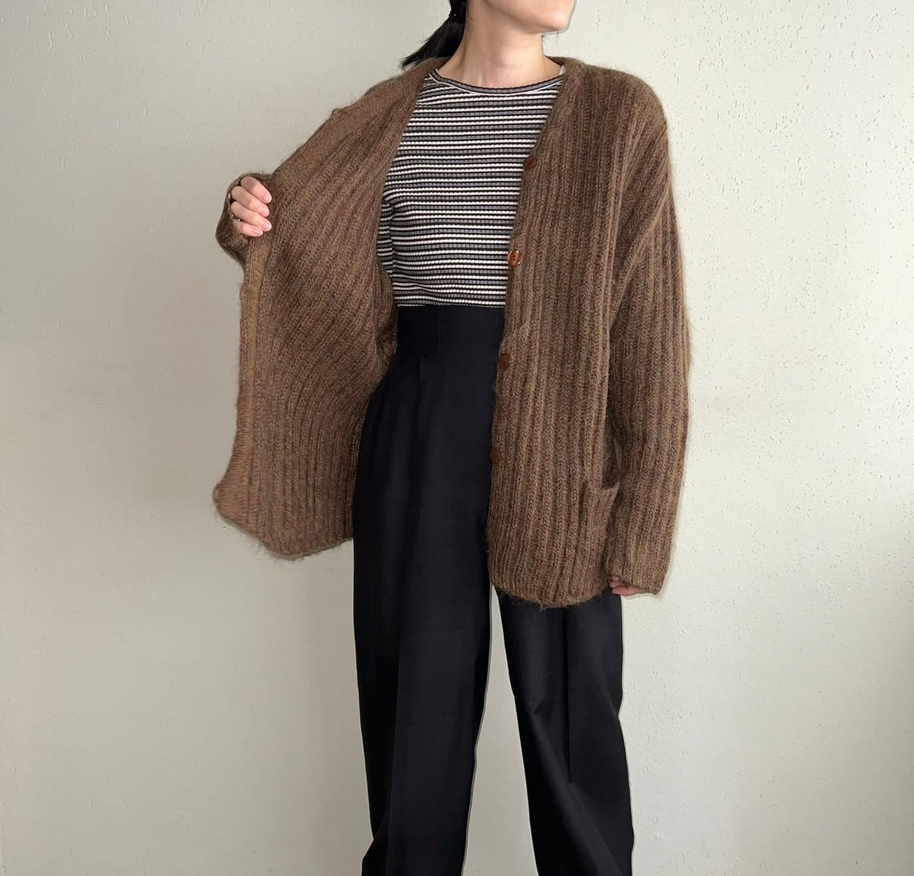 90s Mohair Knit Cardigan