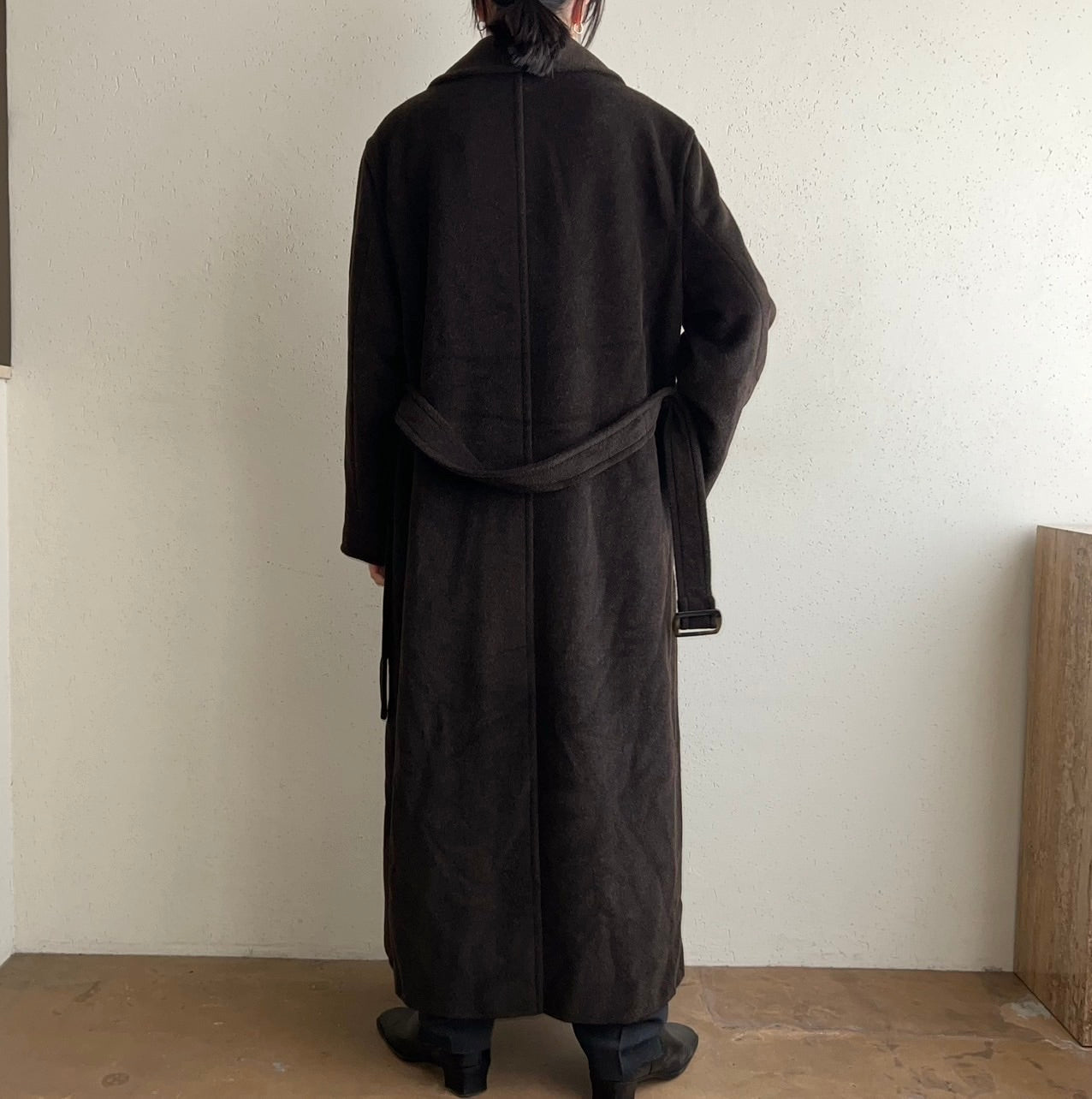 90s "MARELLA" Mohair Mix Coat Made in Italy