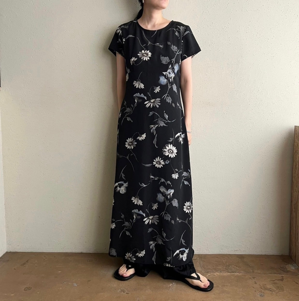 90s Printed Dress Made in Canada