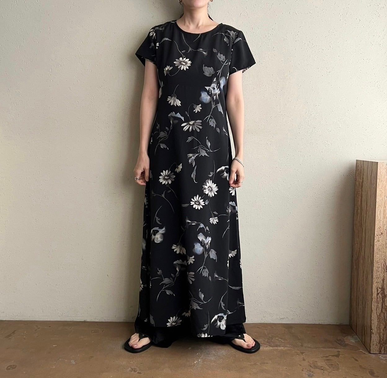 90s Printed Dress Made in Canada