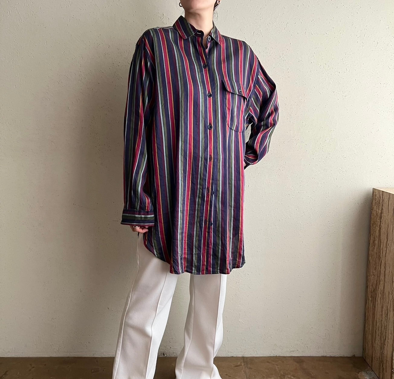 90s Striped Shirt Made in USA