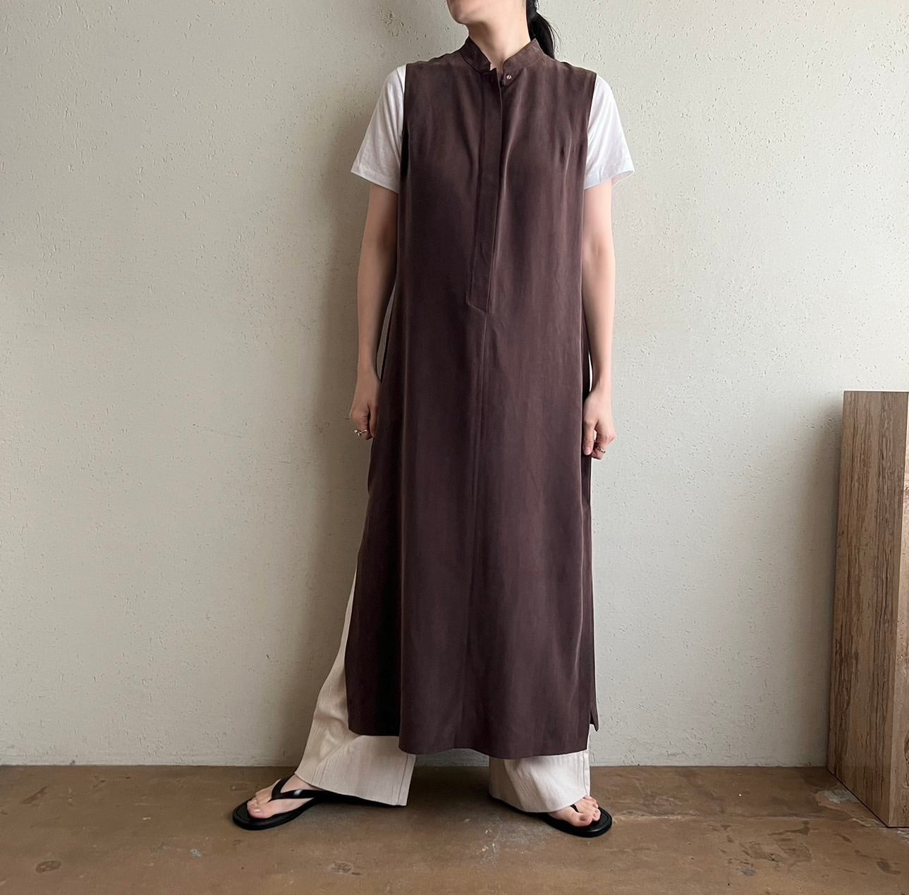 90s Silk Sleeveless Dress