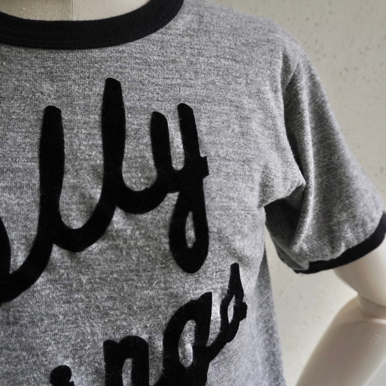 80s Flock Print T-shirt Made in USA