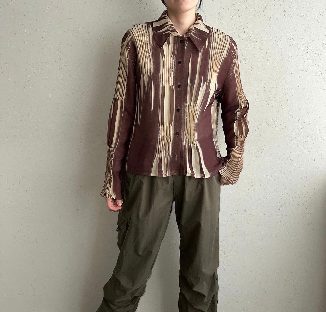 Pleated Design Shirt