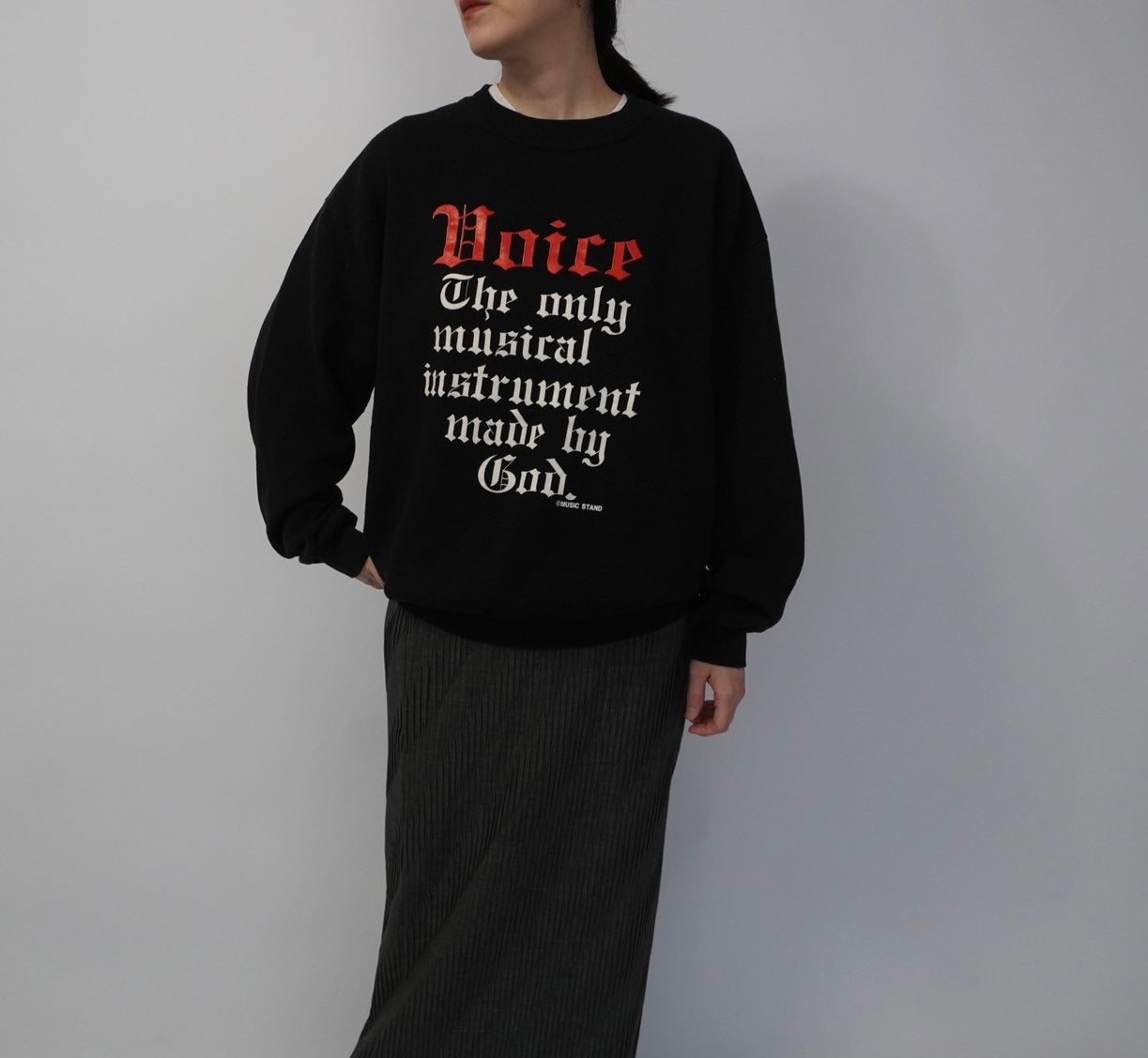 90s Printed Sweater Made in USA