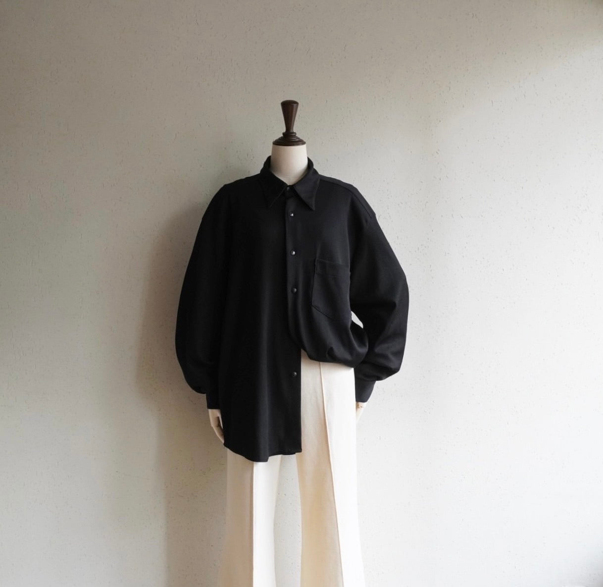 90s Black Shirt Made in Italy