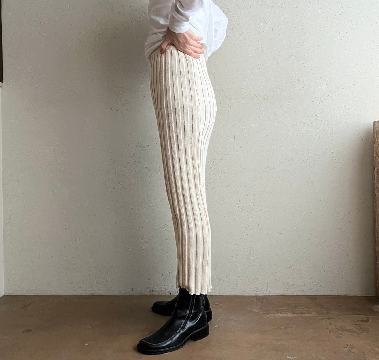 90s EURO Ribbed Skirt
