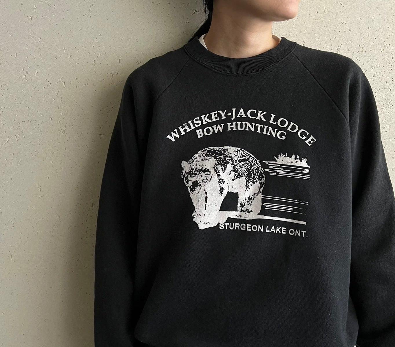 90s Printed Sweater Made in USA