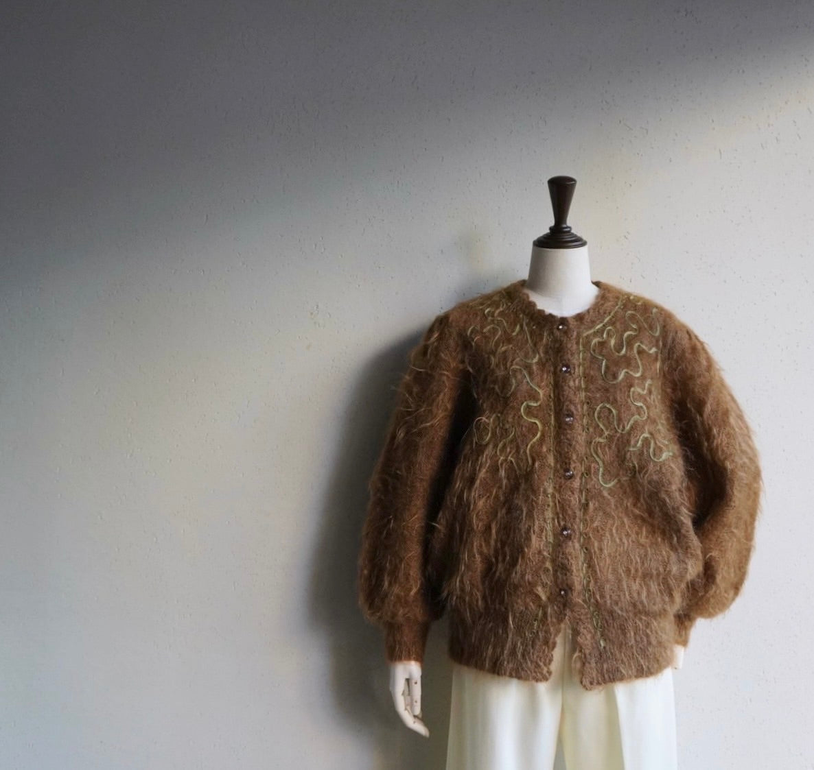 80s Design Knit Cardigan