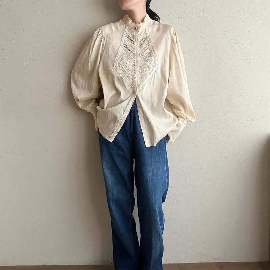 80s Silk Blouse Made in Germany