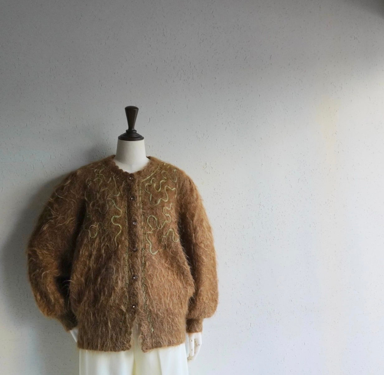 80s Design Knit Cardigan