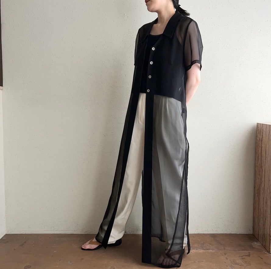 90s EURO Sheer Maxi Dress