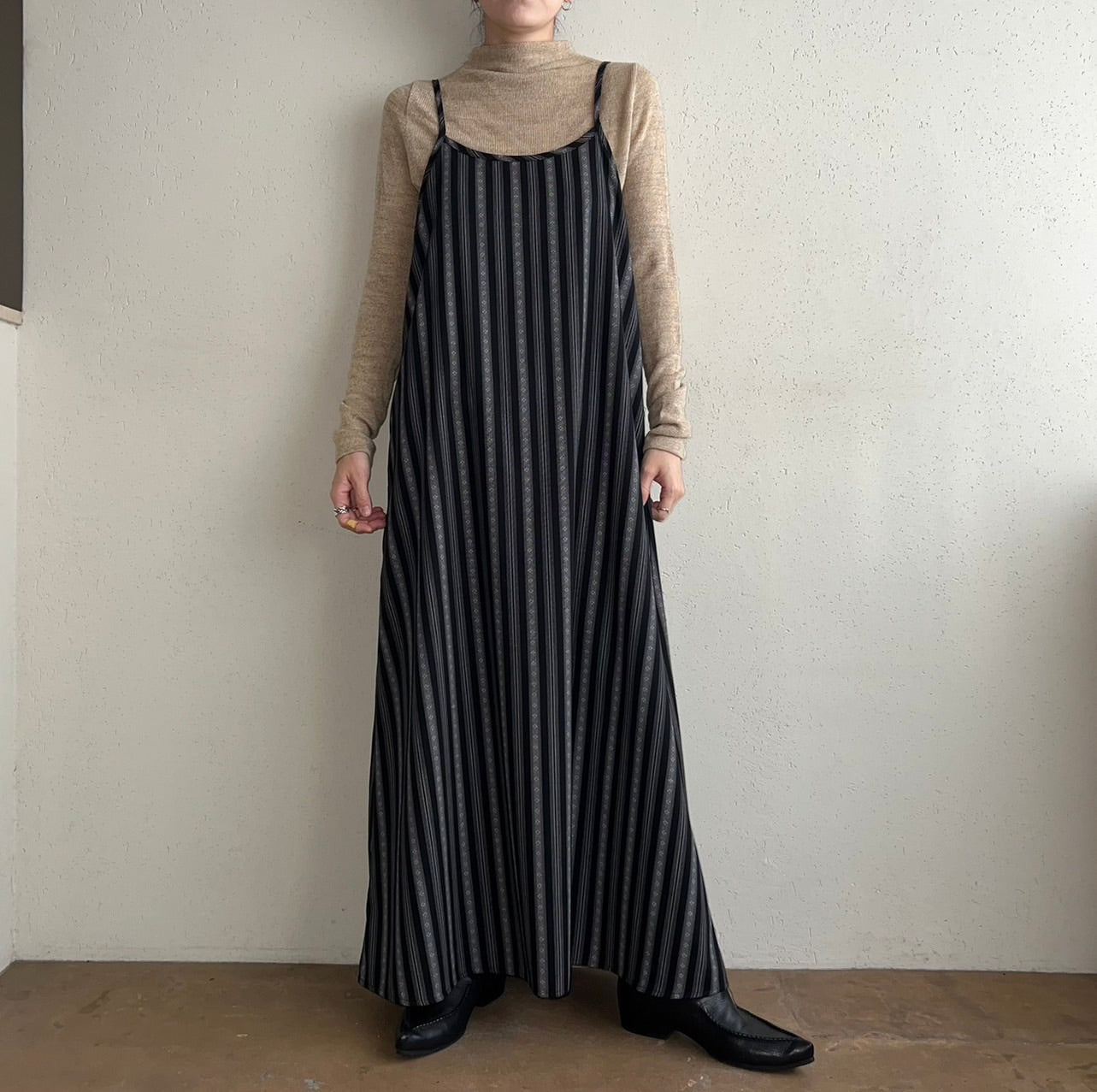90s Striped Dress Made in USA