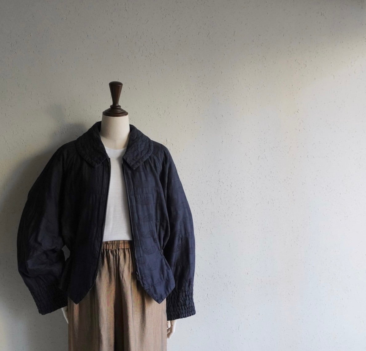 90s Black Paisley Jacket