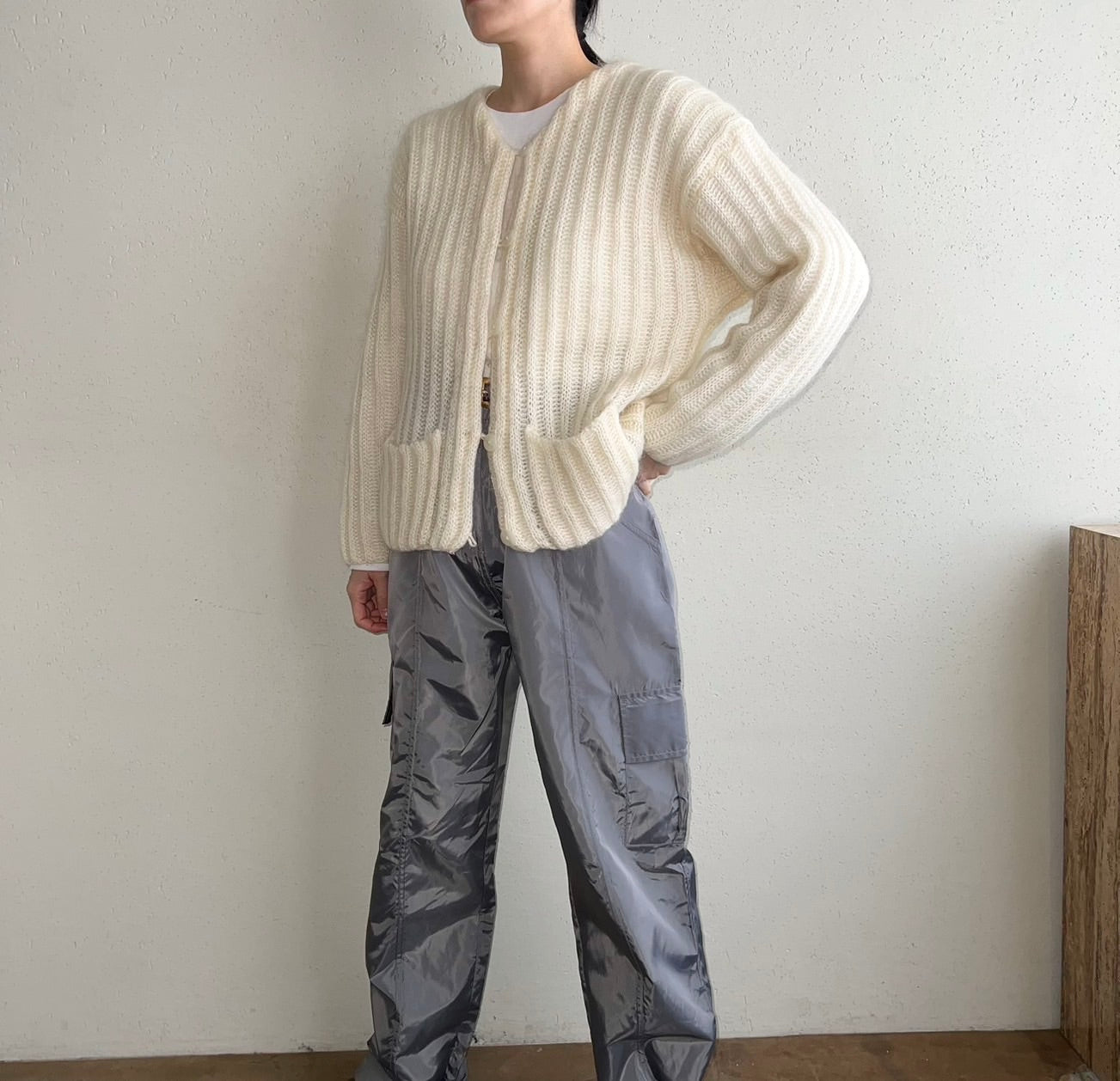 90s Mohair Knit Cardigan