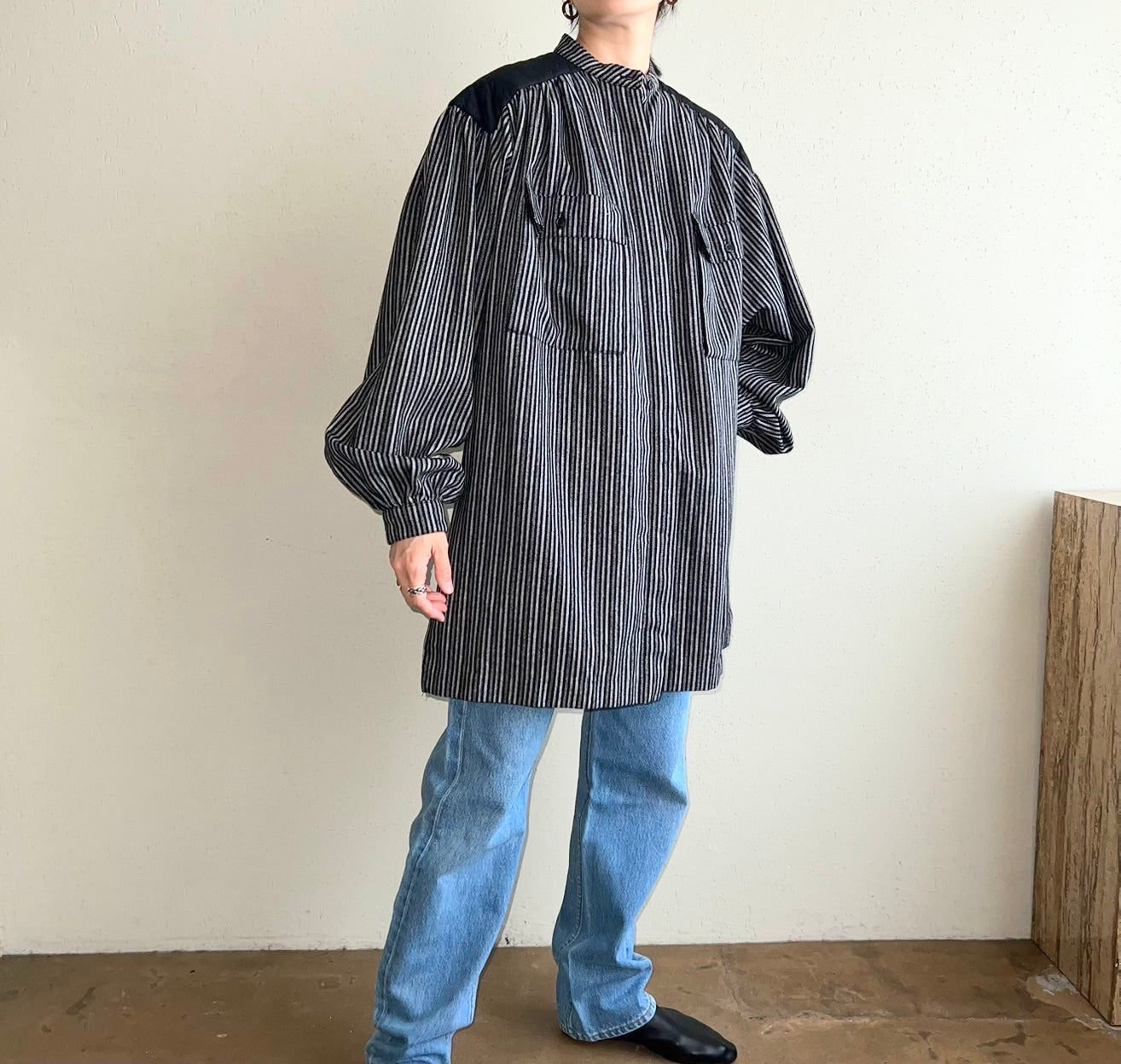 90s Striped Blouse Made in Italy