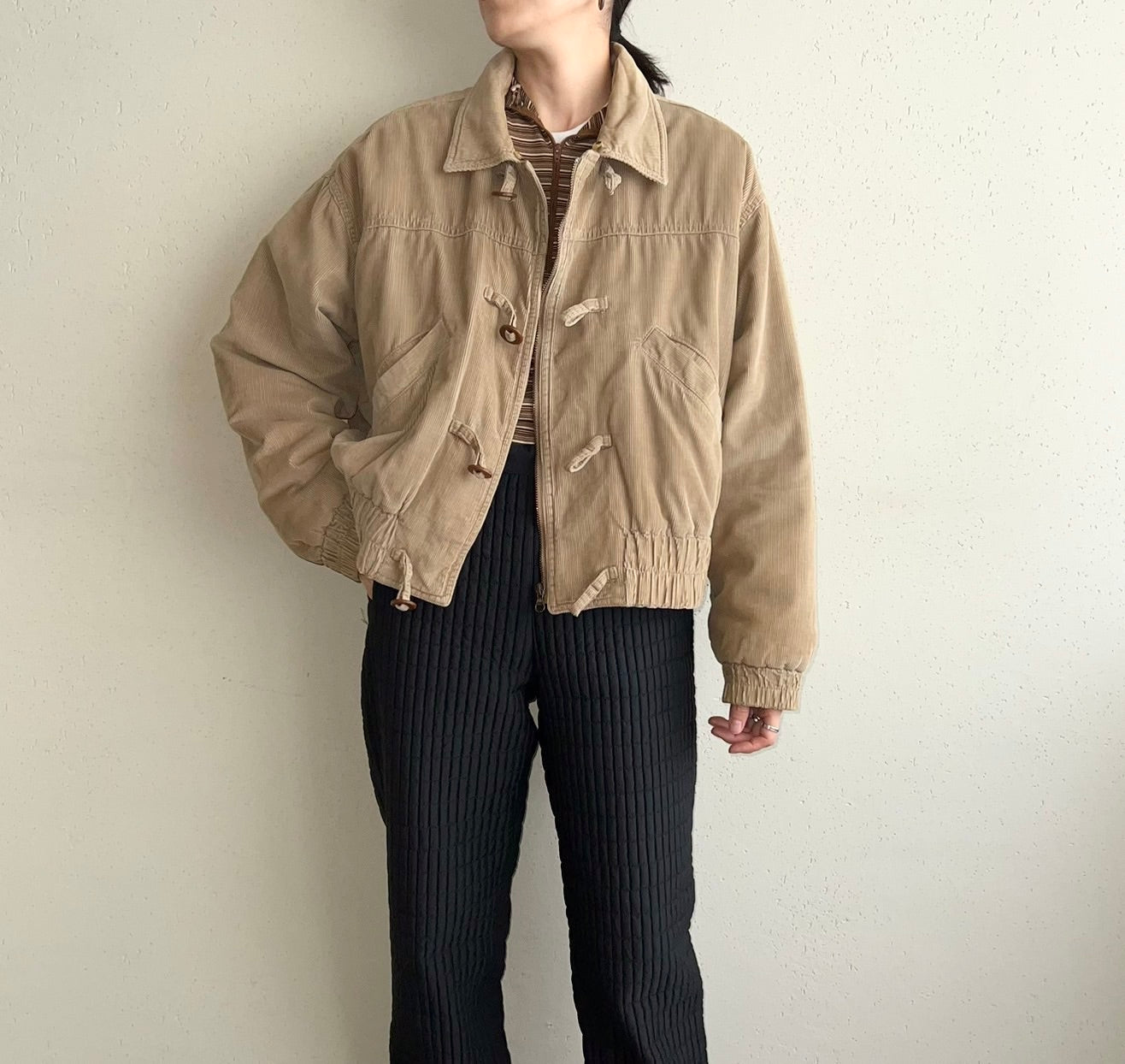 90s ”BLUE FAMILY BENETTON”Corduroy Jacket Made in Italy