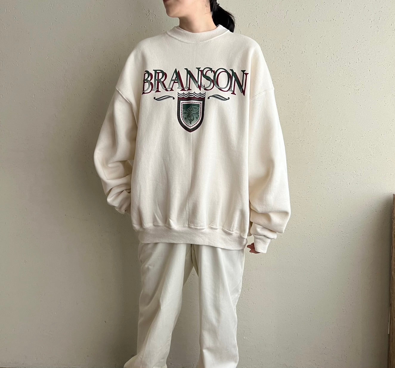 90s Printed Sweater Made in USA