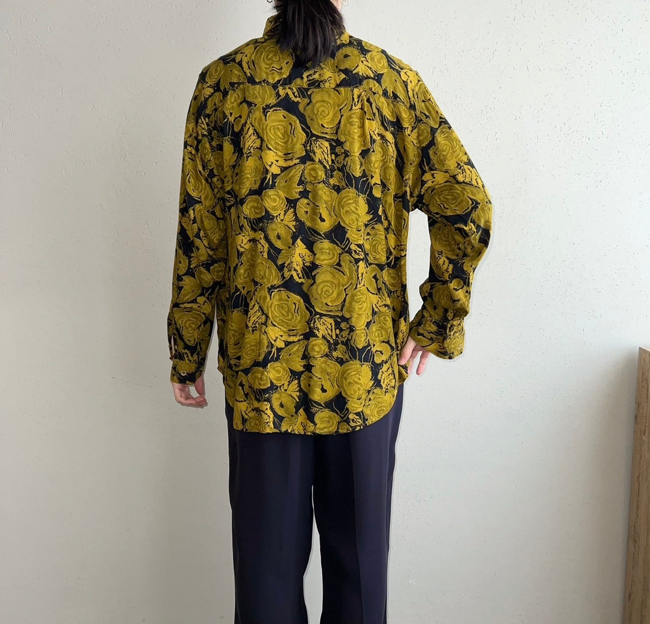 90s Rayon Printed Shirt