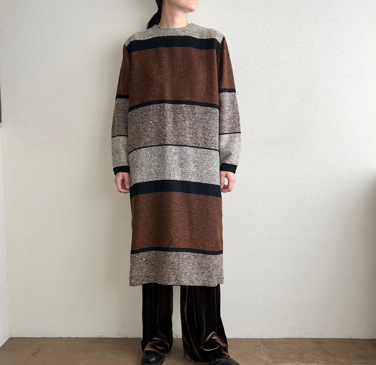 80s "annalisa ferro" Wool Dress Made in Italy