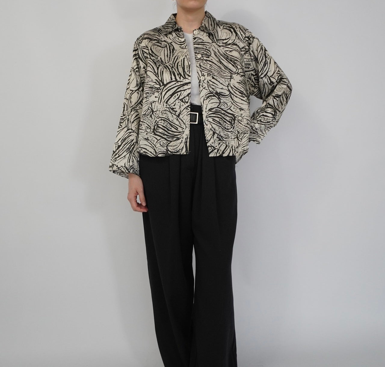 80s Pattern Shirt Made in USA