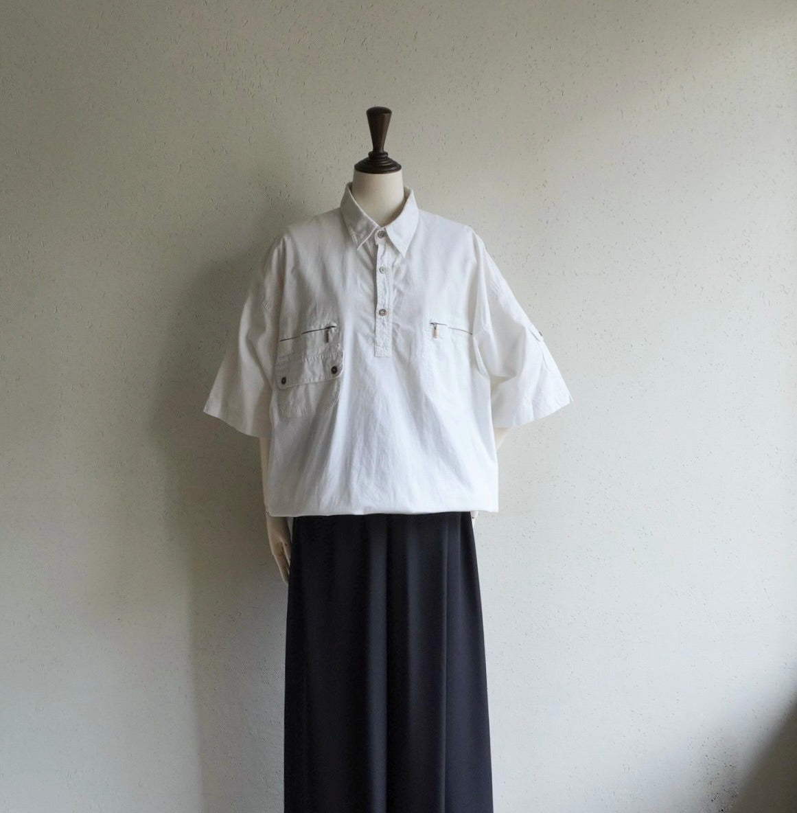 90s EURO Zip Design Top