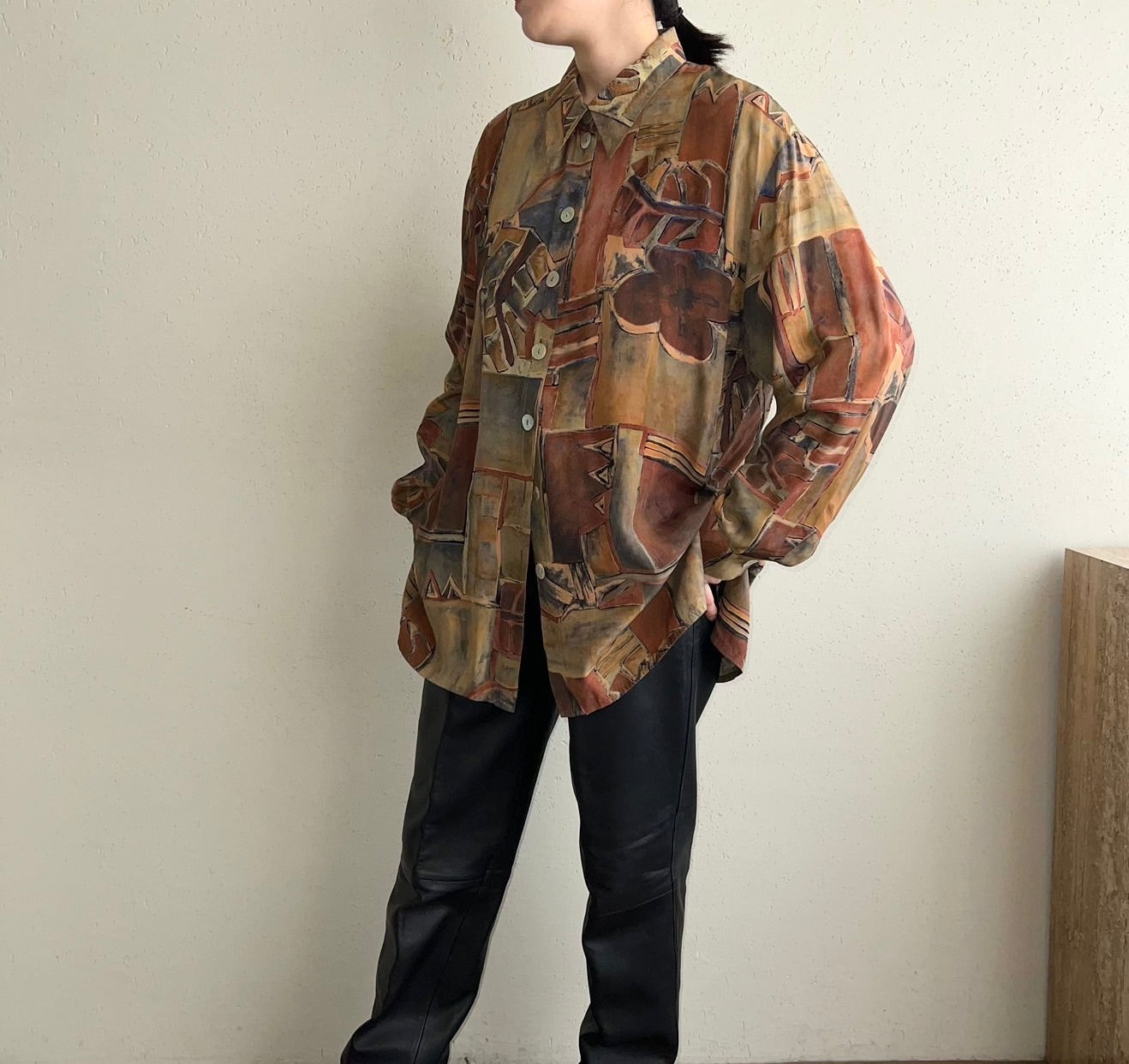 90s EURO Pattern Shirt