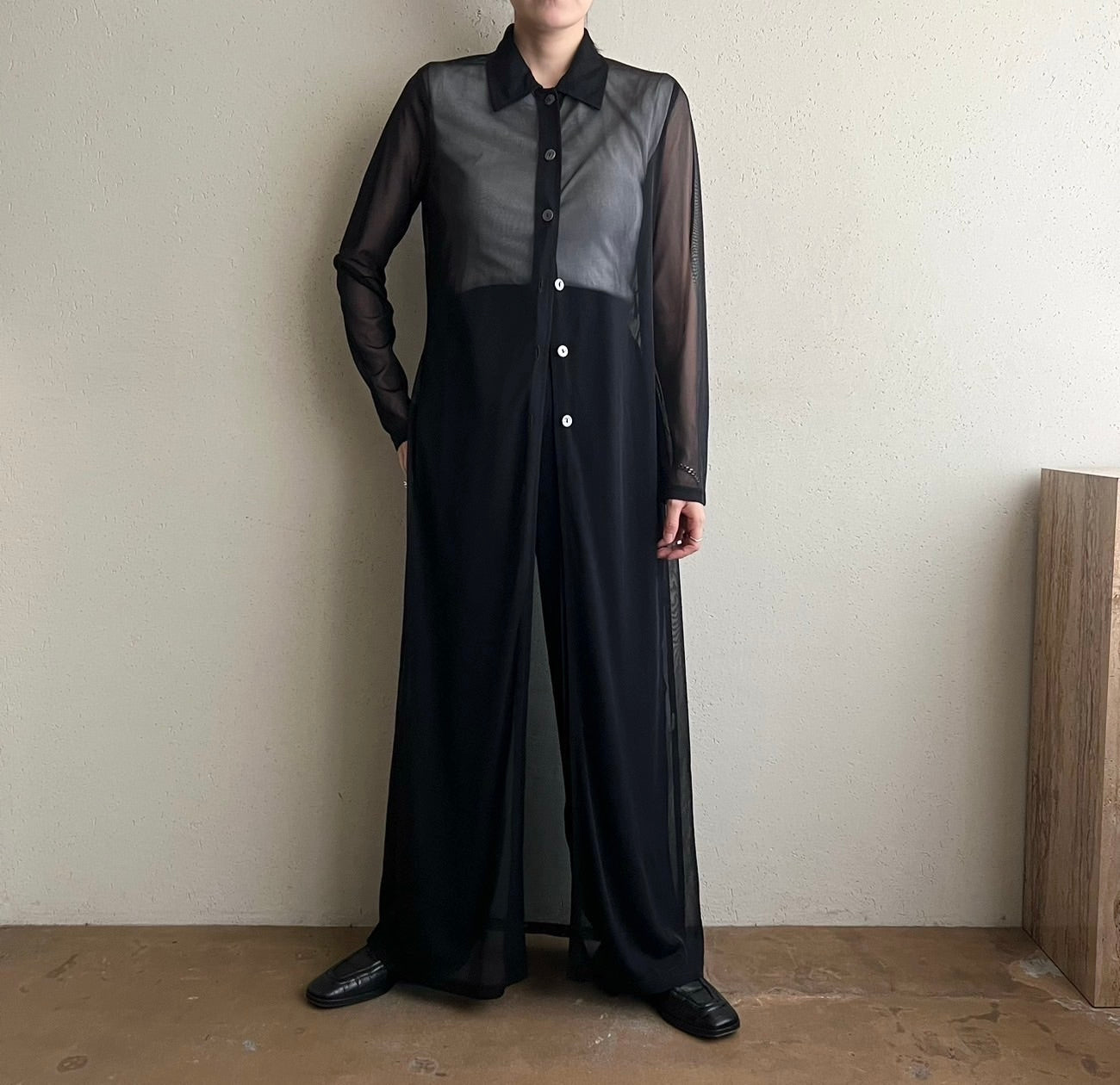90s Sheer Long Dress