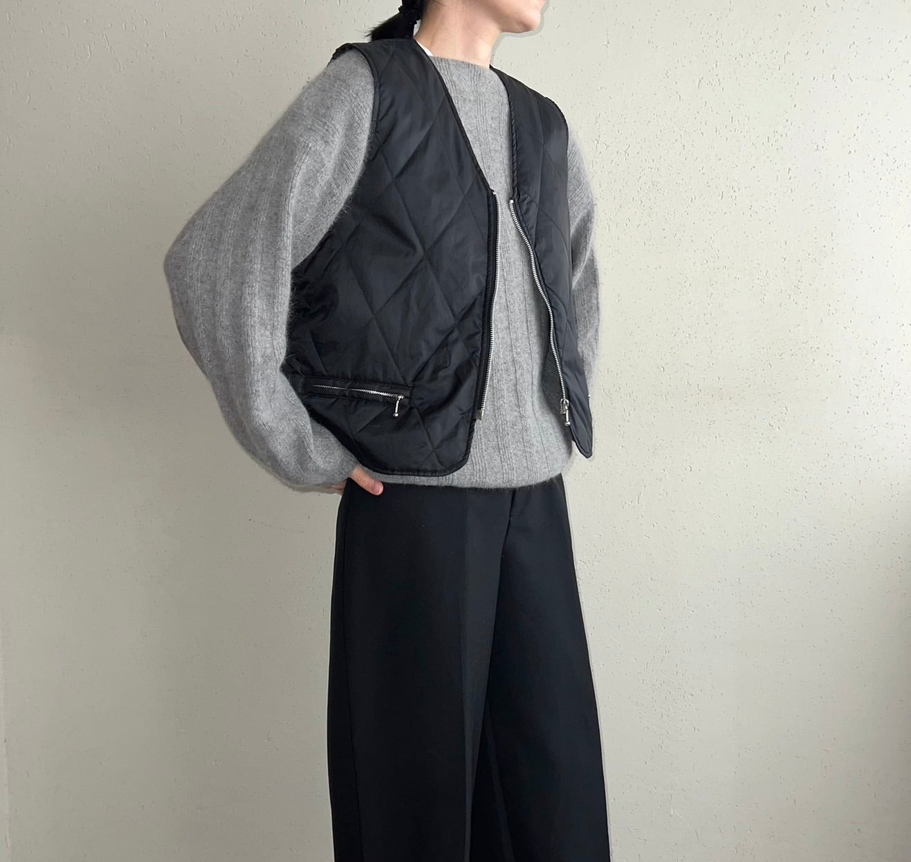 90s EURO Quilted Vest