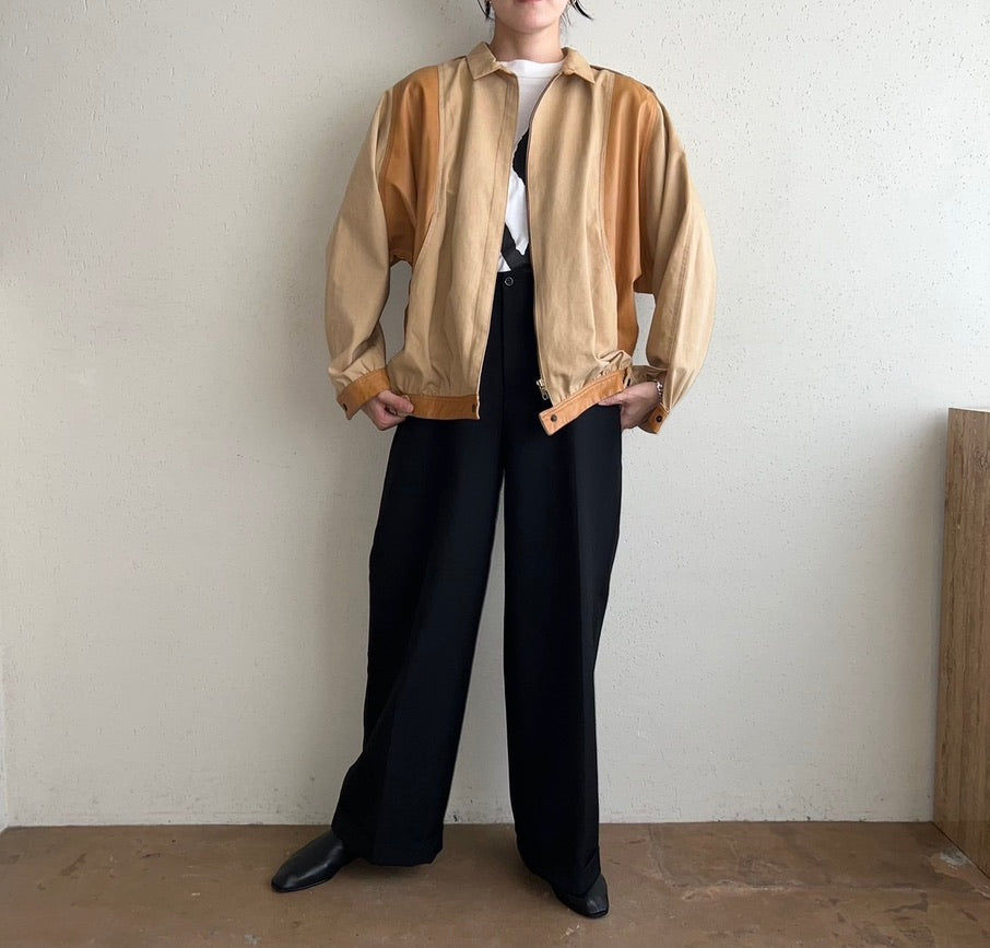 80s "Marina Ferrari" Leather Light Jacket Made in Italy