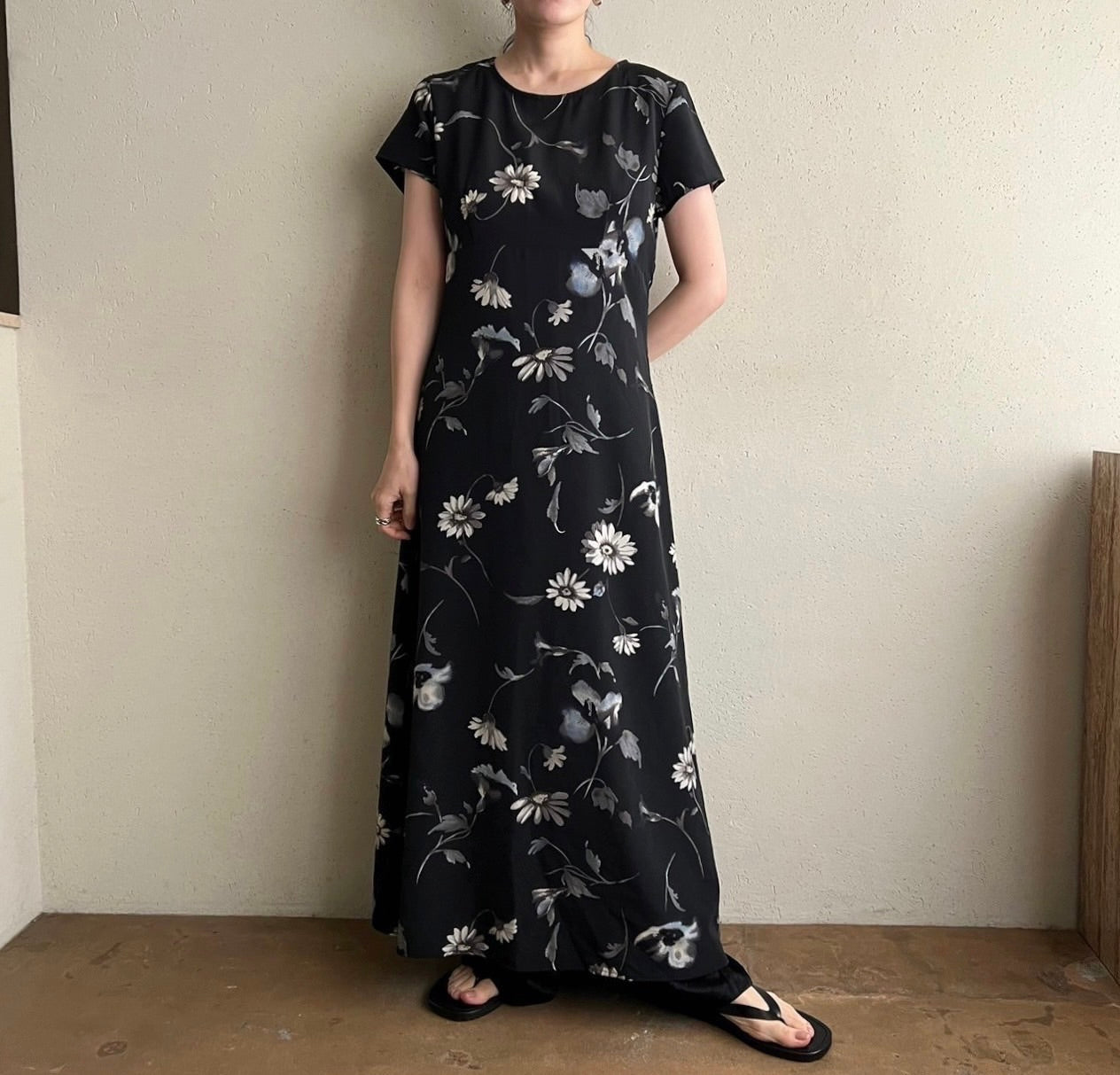 90s Printed Dress Made in Canada