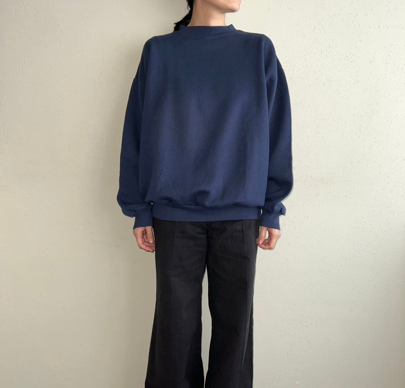 90s Navy Sweater Made in USA